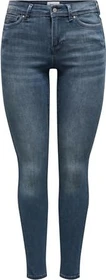 ONLY Skinny Mid Wauw Jeans blue black denim (Damen)
