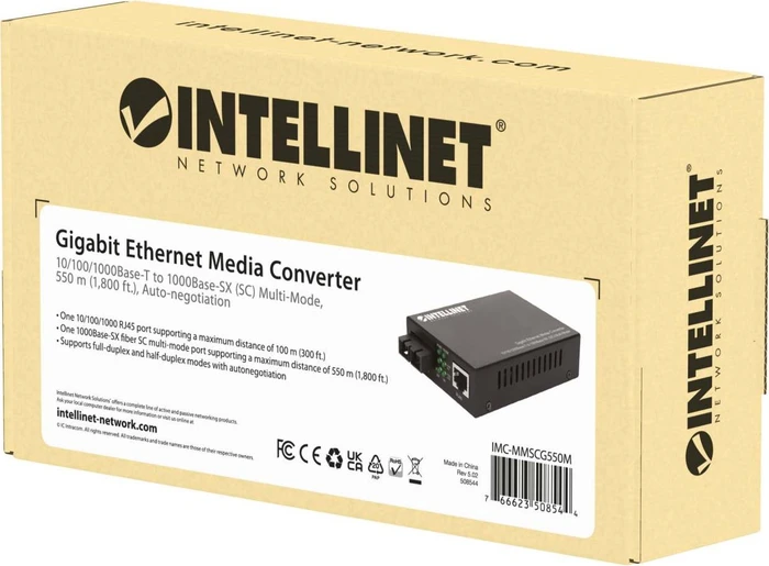Intellinet 1000Base-T auf 1000Base-SX MM, 550m