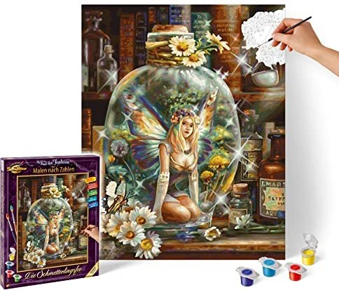 Schipper Arts & Crafts Malen nach Zahlen Die Schmetterlingsfee