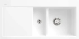 Villeroy & Boch Subway 60 flat flächenbündig Becken rechts weiß alpin