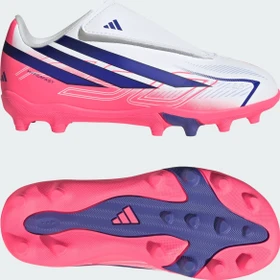 adidas F50 Hyperfast Club Velcro FG/MG cloud white/solar purple/solar turbo (Junior)