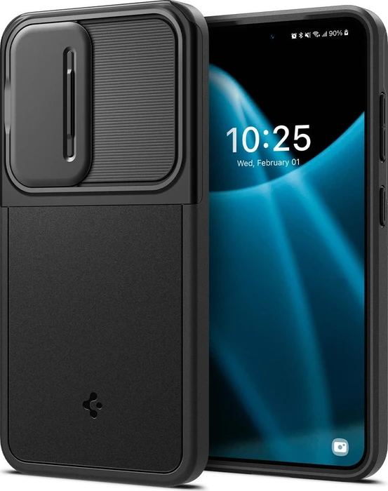 Spigen Optik Armor für Samsung Galaxy S24 schwarz