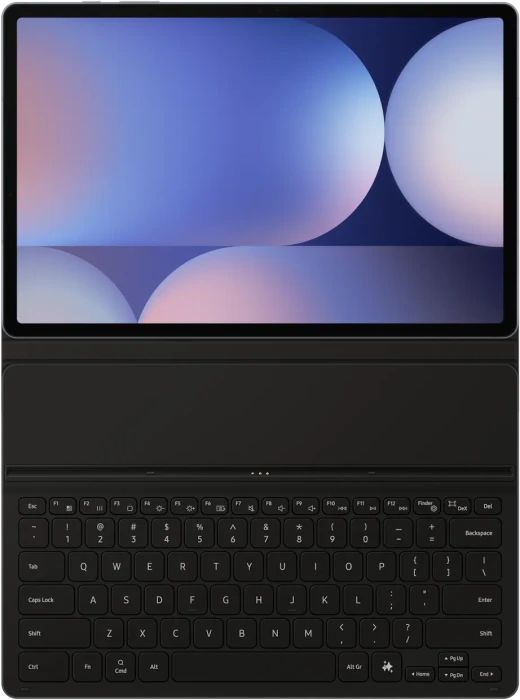 Samsung EF-DX820 Book Cover Keyboard Slim mit AI-Taste für Galaxy Tab S9+ / S9 FE+ / S10+, schwarz, IT