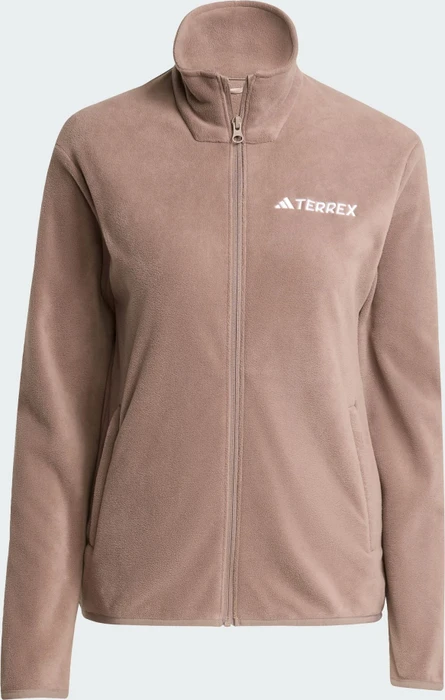 adidas Terrex Multi Essentials Fleece Jacke trace brown (Damen)