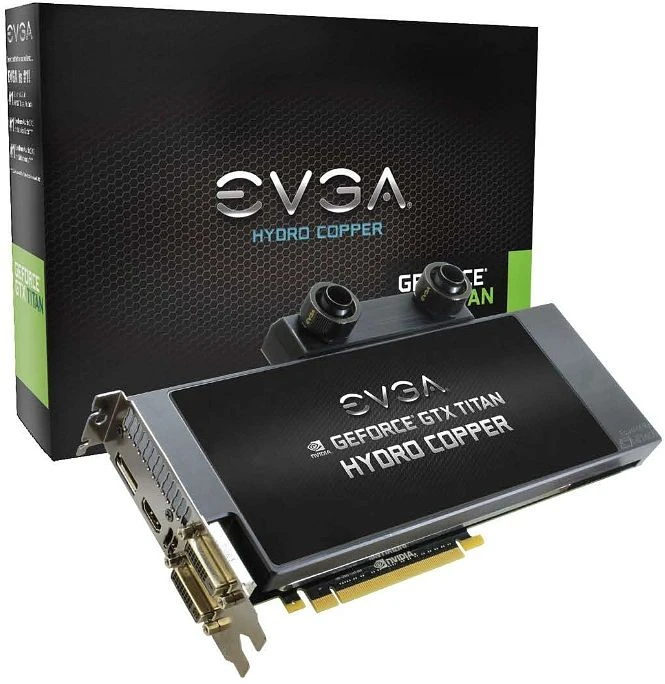 EVGA GeForce GTX Titan SC Hydro Copper, 6GB GDDR5, 2x DVI, HDMI, DP