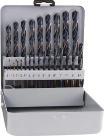 Alpen Sprint Master KM 25 HSS DIN338 Metallbohrer-Sortiment inkl. Werkzeugbox, 25-tlg.