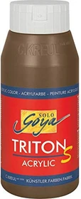Kreul Solo Goya Triton S Acrylic Acrylfarbe, havannabraun, 750ml