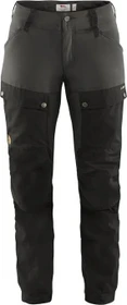Fjällräven Keb Trousers Curved Short Hose lang black/stone grey (Damen)