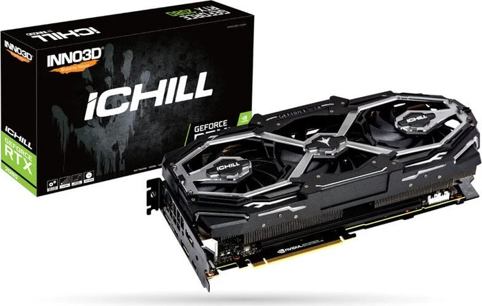 INNO3D GeForce RTX 2080 iCHILL X3 Jekyll, 8GB GDDR6, HDMI, USB-C, 3x DP