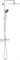 Grohe Vitalio Joy System 310 QuickFix Duschsystem mit Thermostatbatterie chrom Vorschaubild