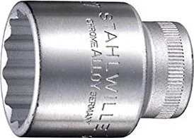 Stahlwille 50 Außenzwölfkant Steckschlüssel 1/2", 10x38mm