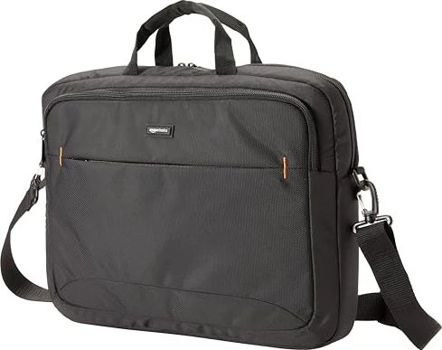 AmazonBasics Umhängetasche/Tragetasche, Notebooks bis 17.3", schwarz