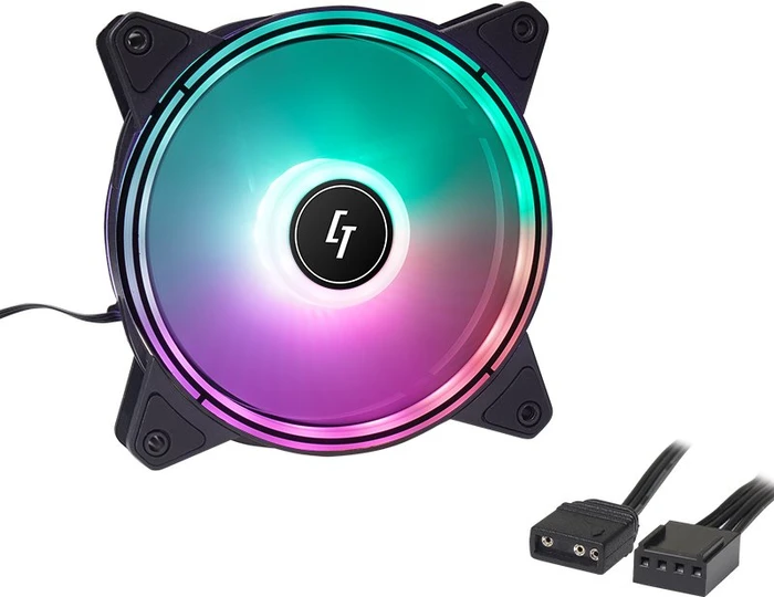 Chieftec Chieftronic Nova NF-3012-RGB, LED-Steuerung, Lüftersteuerung, 120mm, 3er-Pack – Bild 9