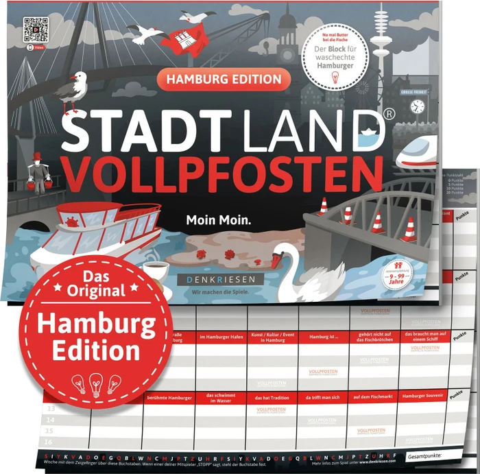 Stadt Land Vollpfosten - Hamburg Edition