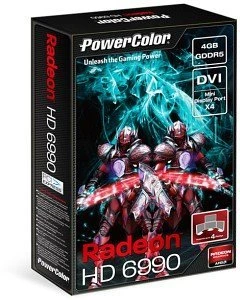 PowerColor Radeon HD 6990, 2x 2GB GDDR5, DVI, 4x mDP