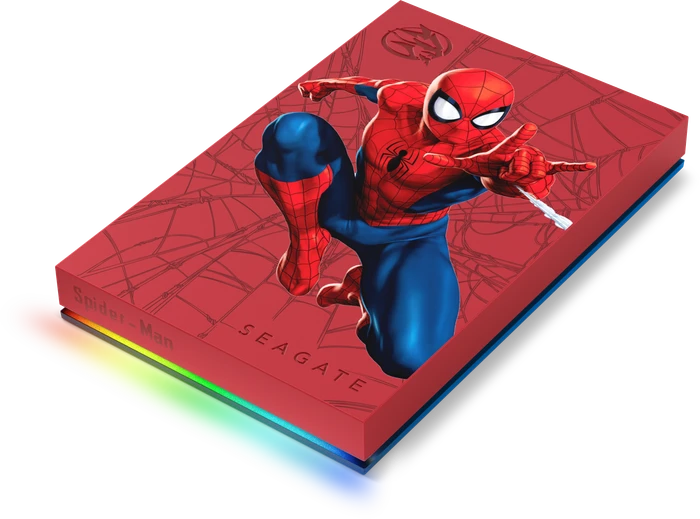 Seagate FireCuda Gaming HDD - Spider-Man Special Edition, 2TB, +Rescue, USB 3.0 Micro-B