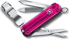 Victorinox NailClip 580 Taschenmesser rosa transparent