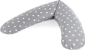 Theraline Stillkissen Komfort Big Stars grau