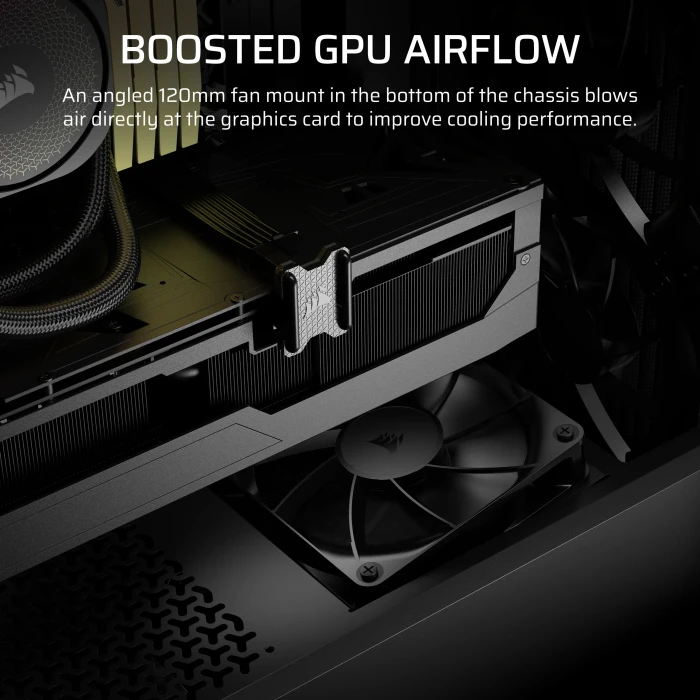 Corsair 3200D RS, schwarz, Glasfenster