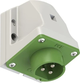 PCE CEE-Wandgerätestecker 32A 3p 24/42VAC >400-500Hz IP44 TWIST