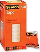 3M Scotch 508 transparent, Klebeband, 19mm/33m, 8 Stück