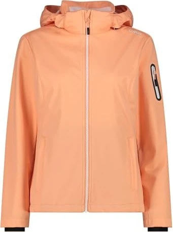 CMP Zip Hood Softshell Funktionsjacke salmone (Damen)