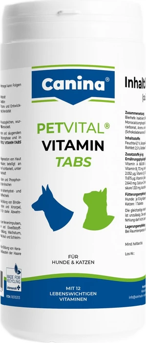 Canina Petvital Vitamin Tabs für Hunde & Katzen