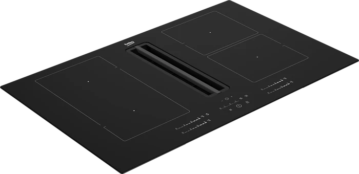 Beko HIXI84700UF Induktionskochfeld mit Kochfeldabzug autark