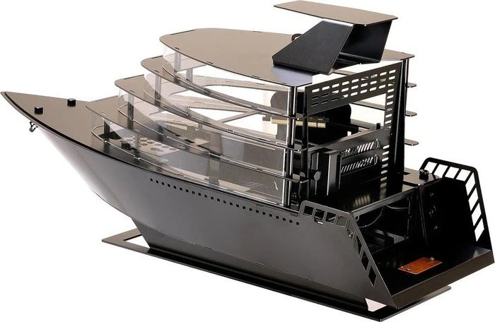 Lian Li PC-Y6 Odyssey Yacht weiß, Mini-ITX