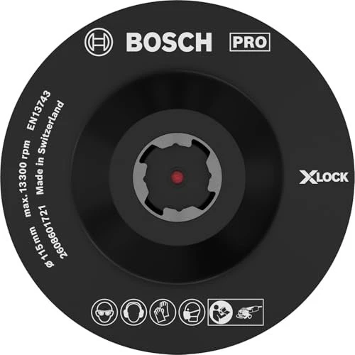 Bosch Professional X-LOCK Stützteller für Winkelschleifer, 115mm