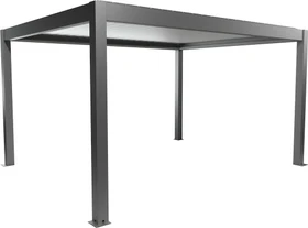 Biohort Pergola 4.5x3.5 quarzgrau-metallic/silber-metallic
