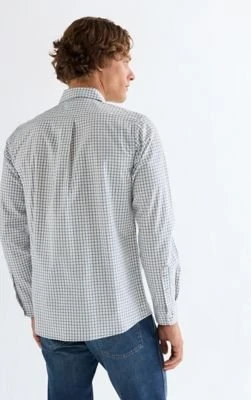 Wrangler Regular 1 Pocket Hemd langarm dusty blue (Herren)