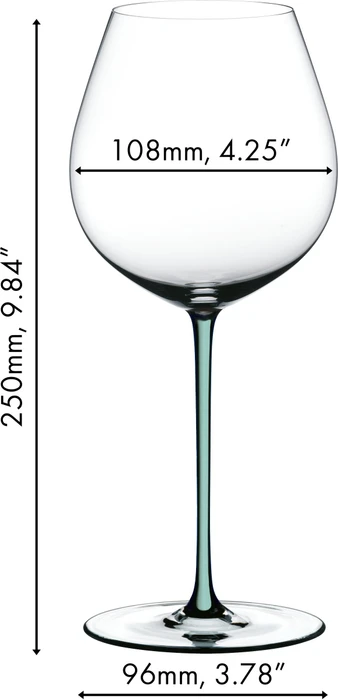 Riedel Fatto A Mano Pinot Noir Rotweinglas mint