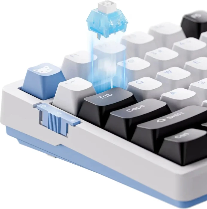VGN V98 Pro V3 Wireless, Arctic Fox, Kailh Box Arctic Fox, USB/Bluetooth, US