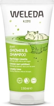 Weleda Kids 2in1 Shower & Shampoo Spritzige Limette, 150ml
