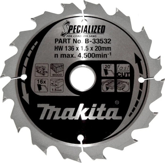 Makita Specialized Kreissägeblatt, 1er-Pack