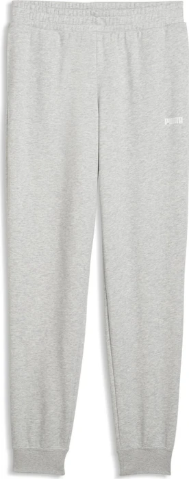 Puma Essentials Logo Trainingshose lang light gray heather (Herren)