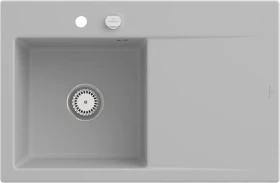 Villeroy & Boch Subway Style 45 Einbau Becken links mit Excenterbetätigung steam