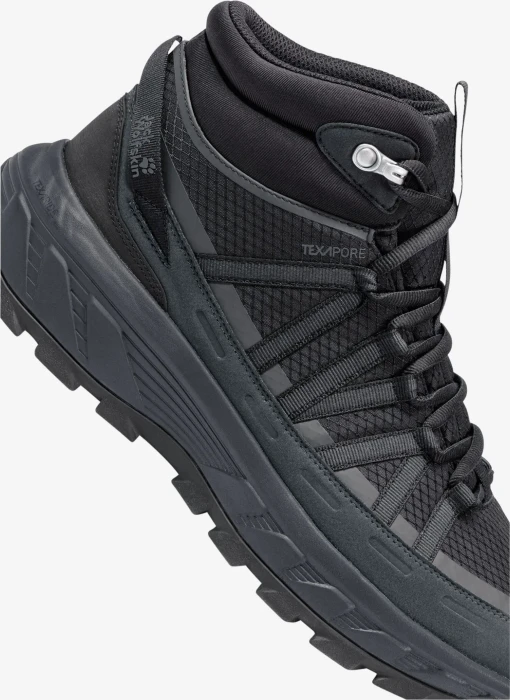 Jack Wolfskin Wild Hike Texapore Mid schwarz (Herren)