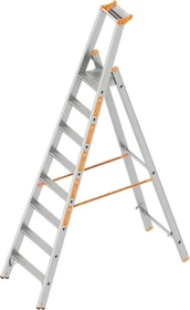 Layher Topic 1064 Alu Haushaltsleiter, 8 Stufen