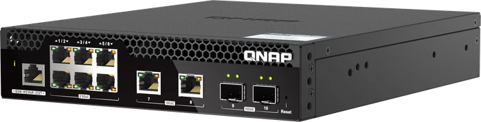 QNAP QSW-M2100R Desktop 2.5G Smart Switch, 8x RJ-45, 2x SFP+