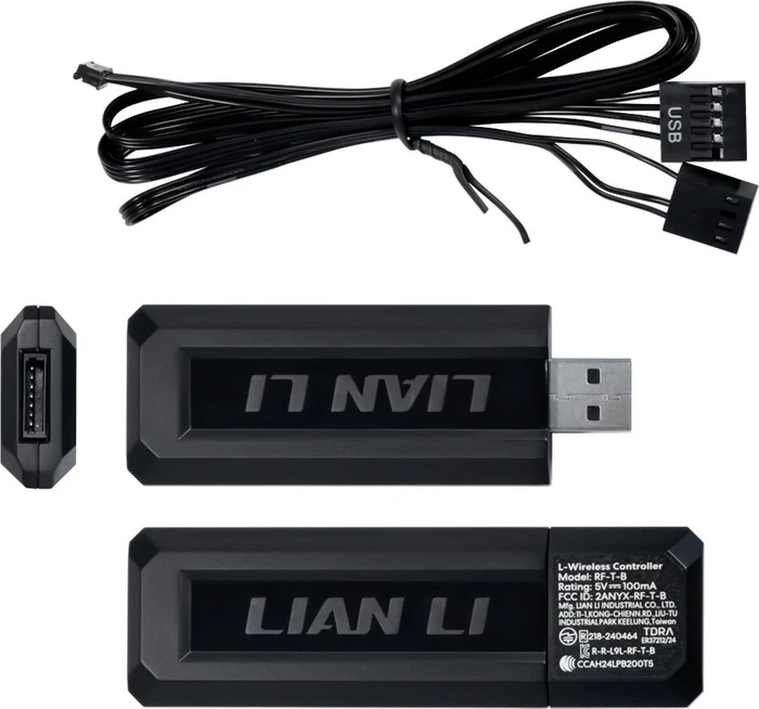 Lian Li Uni Fan SL-Infinity SL-INF120 ARGB Wireless, schwarz, LED-Steuerung, 120mm, 3er-Pack