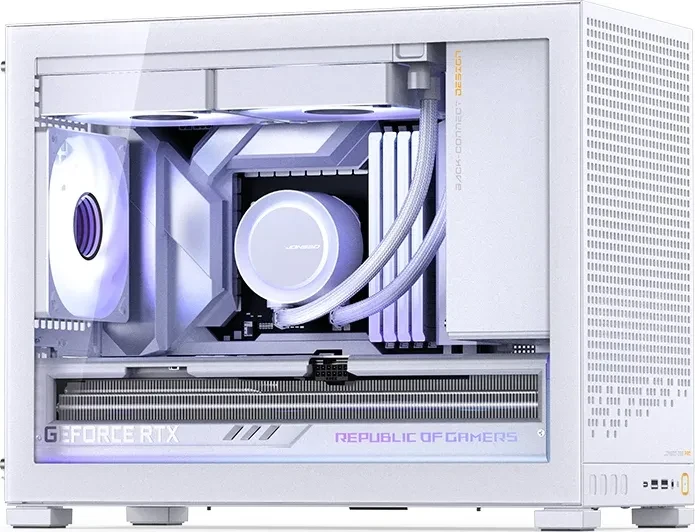 Jonsbo D32 PRO White, Glasfenster