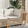 vidaXL Eck-Gartensofa mit Kissen beige (365925)