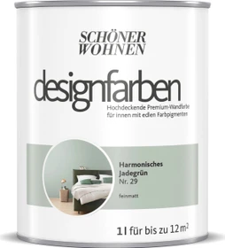 Schöner Wohnen Designfarben innen harmonisches jadegrün, 1l