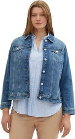 Tom Tailor Plus Size Bio-Baumwolle Jeansjacke blue denim (Damen)