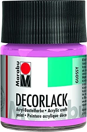 Marabu Decorlack Acryl Acrylfarbe, pink, 50ml