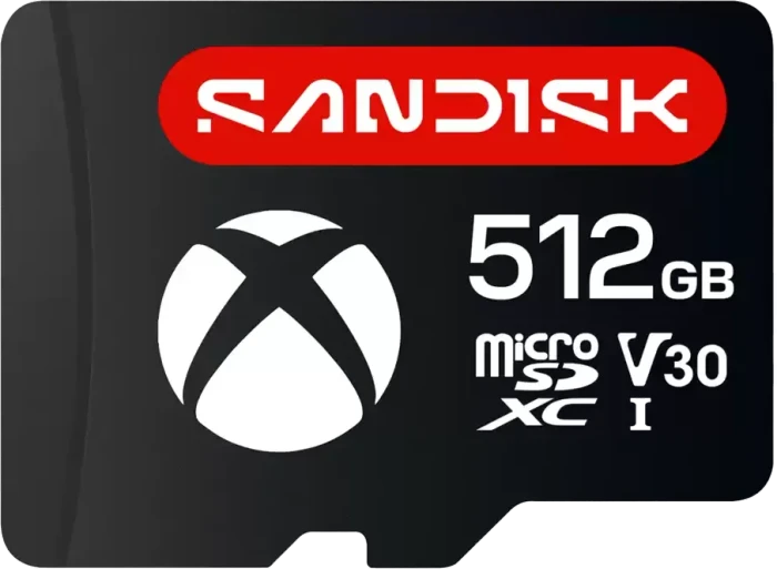 SanDisk MicroSD Card for ROG Xbox Ally (X) R200/W140 512GB, UHS-I, Class 10