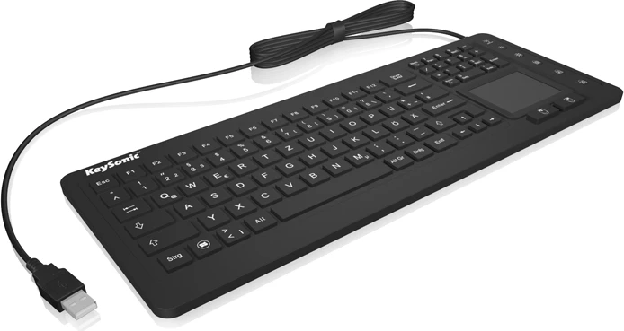 KeySonic KSK-6231 INEL, schwarz, USB, DE
