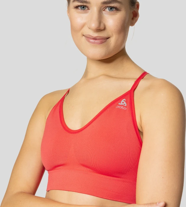 Odlo Seamless Soft Sport-BH cayenne/grey melange (Damen)
